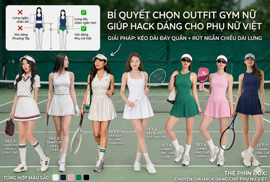 Bí quyết chọn outfit gym nữ giúp hack dáng cho phụ nữ Việt