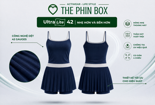 SET ĐỒ PICKLEBALL THE PHIN BOX: CÔNG NGHỆ S.ACTIVE COFFEE SILK SIÊU NHẸ, KHỬ MÙI TUYỆT ĐỐI