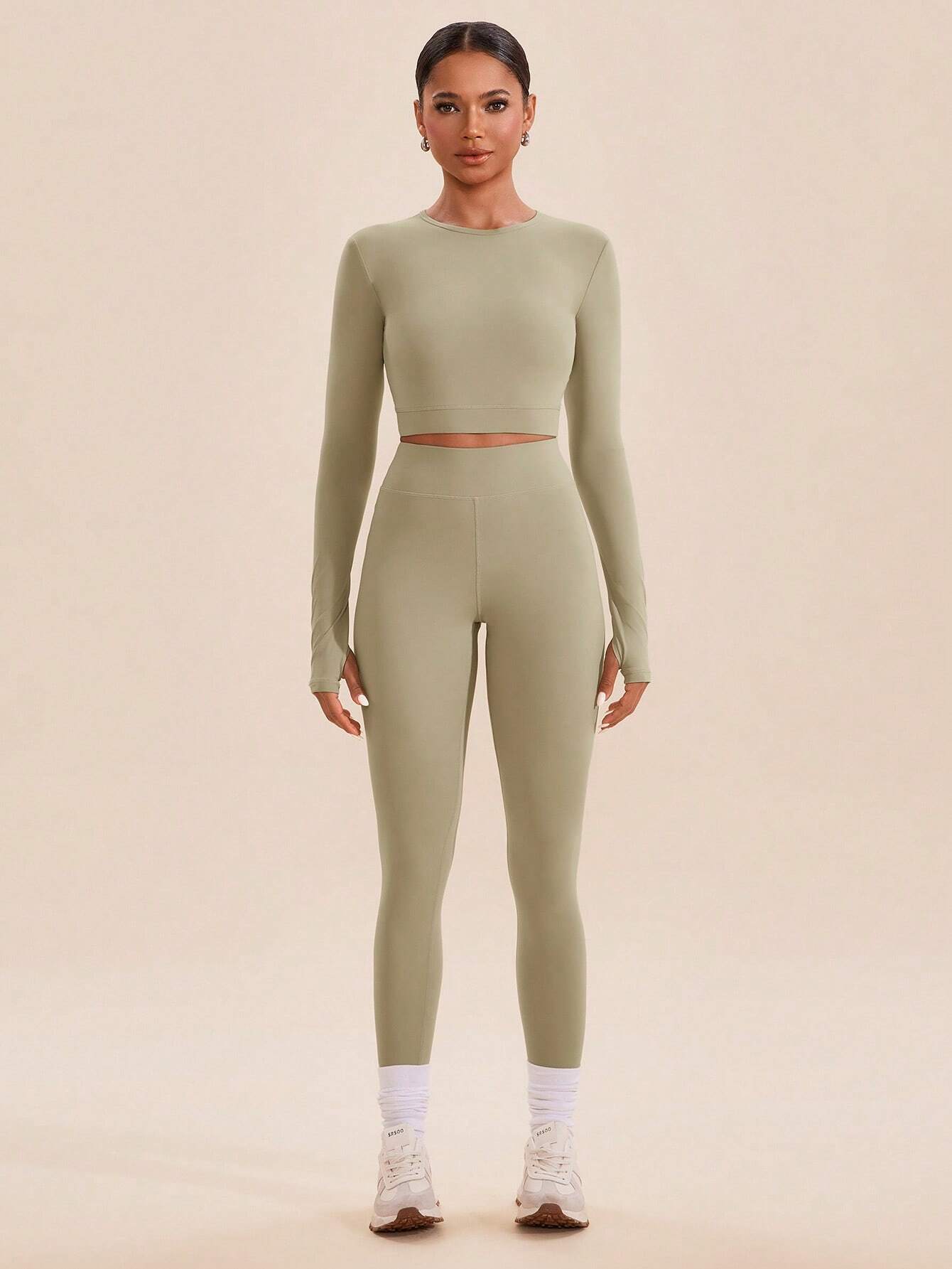 SET ĐỒ TẬP YOGA 2 MÓN ÁO CÁCH ĐIỆU LƯNG