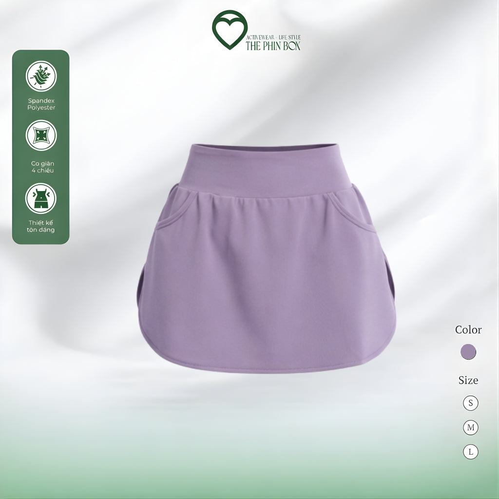 SET ĐỒ TẬP NỮ DÁNG CHUẨN TÍM TB80/TB89