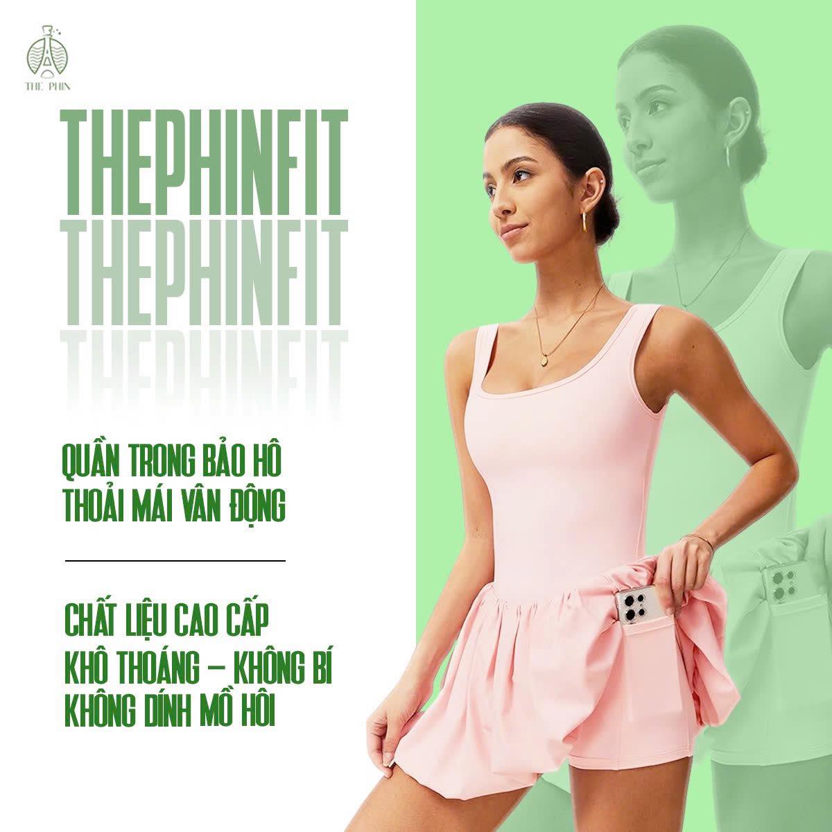 B -SET ĐỒ TẬP GYM, YOGA & CHẠY BỘ - HỒNG