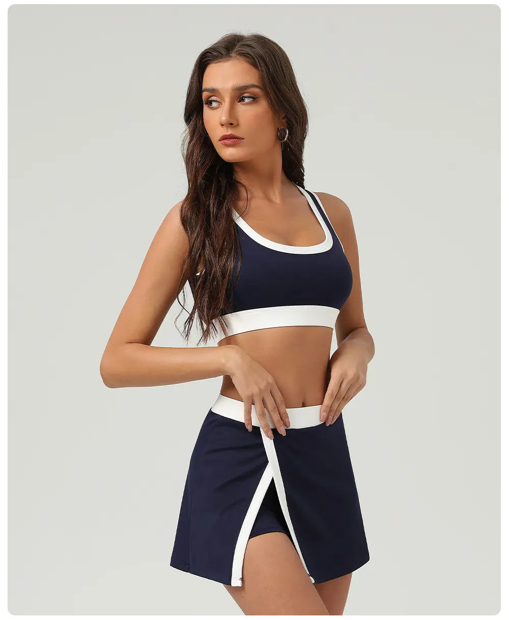 SET ÁO BRA CHÂN VÁY XẺ TÀ TÔN DÁNG