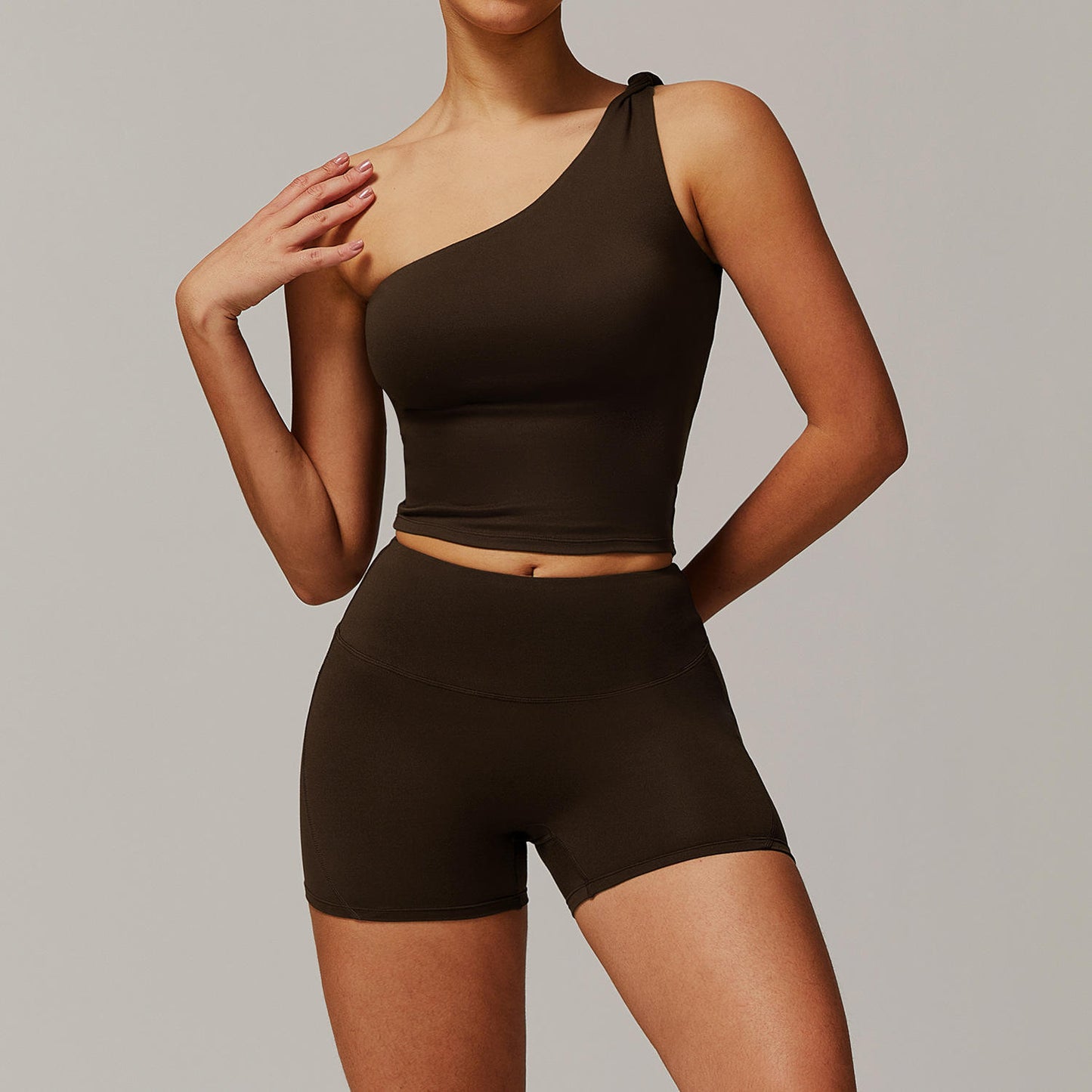 BỘ ĐỒ TẬP VAI LỆCH & QUẦN SHORT