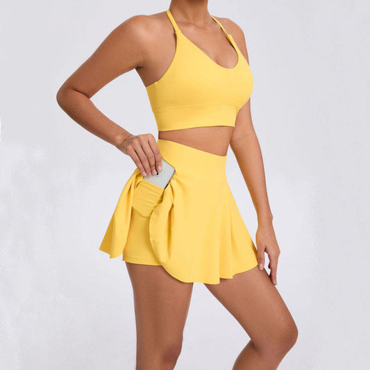 ÁO BRA VÀ VÁY TENNIS THỂ THAO