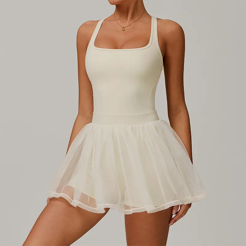 VÁY ĐÁNH PICKEBALL, TENNIS FORM BÁNH BÈO TÔN DÁNG