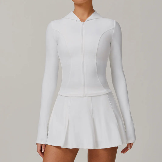 ÁO KHOÁC CHỐNG NẮNG THỂ THAO NỮ DÀI TAY & CHÂN VÁY – THOÁNG KHÍ, MÁT MẺ