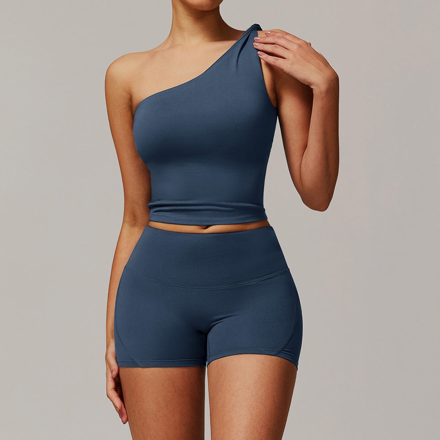 BỘ ĐỒ TẬP VAI LỆCH & QUẦN SHORT