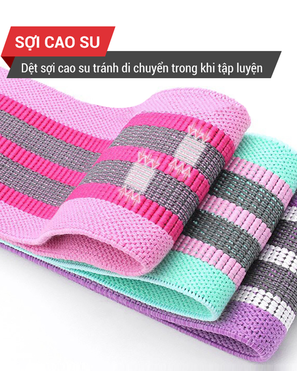 DÂY KHÁNG LỰC ĐÀN HỒI, MINIBAND TẬP MÔNG AOLIKES