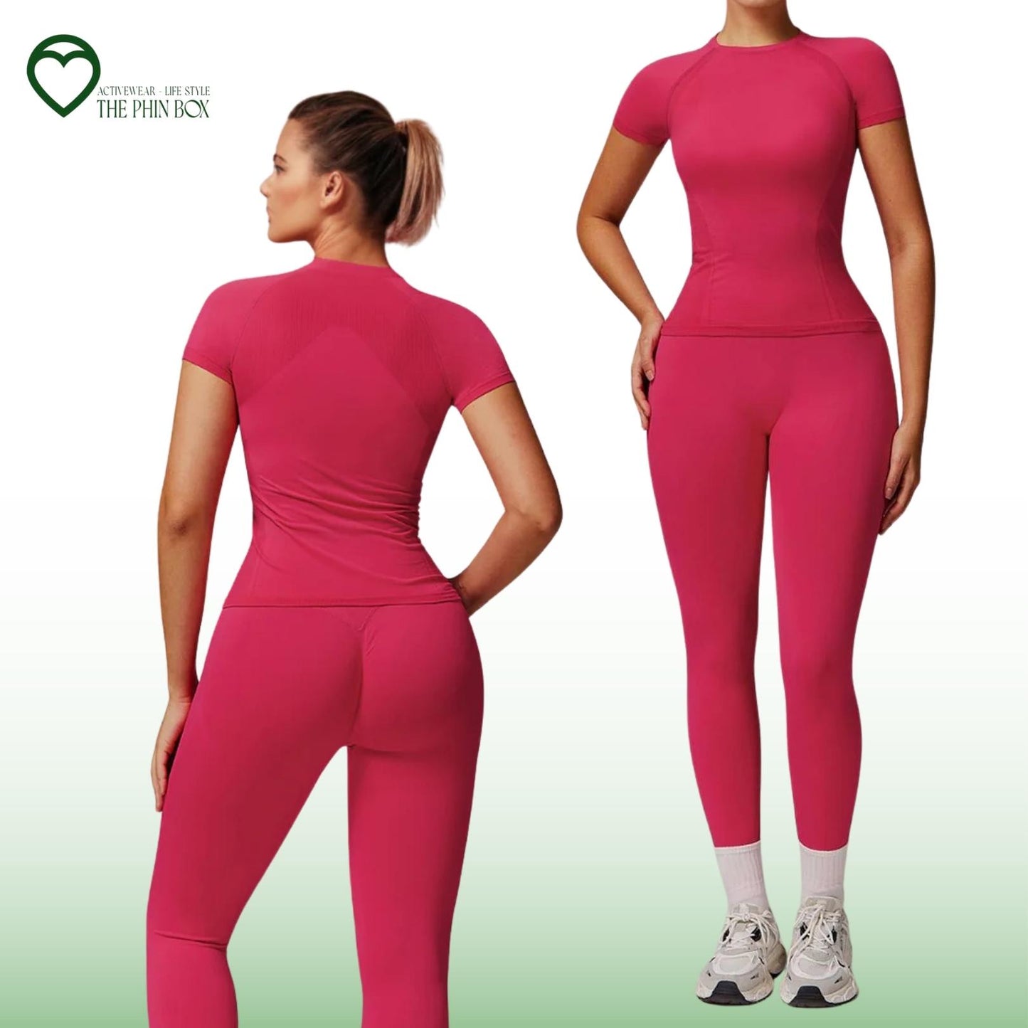 SET ÁO TAY NGẮN & QUẦN LEGGING ÔM DÁNG-TB85