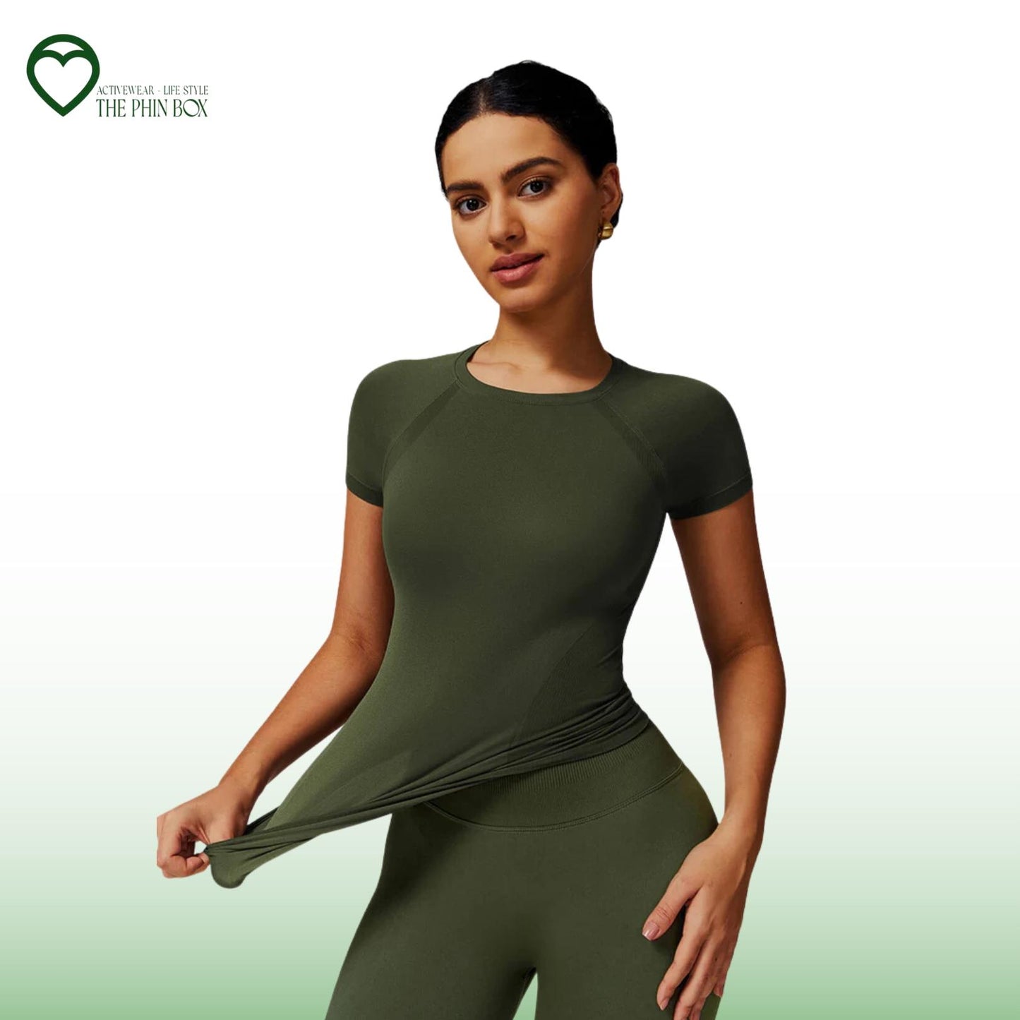 SET ÁO TAY NGẮN & QUẦN LEGGING ÔM DÁNG-TB85